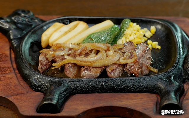  牛ヒレの生姜焼き