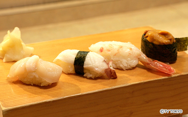  ホタテ・タコ・ボタンエビ・ウニ