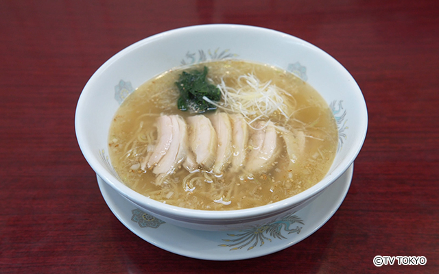  鶏ソバ（麺半盛）