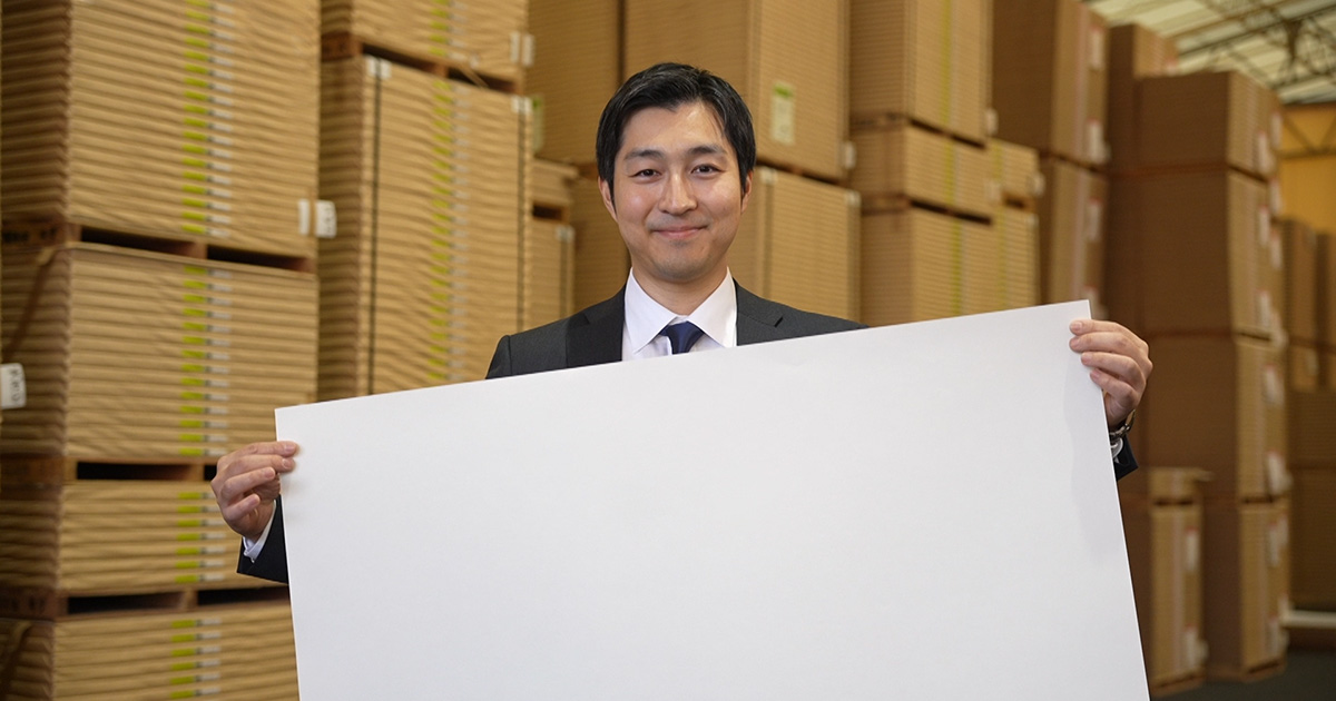 廃棄される米でつくる紙 ペーパル　矢田和也