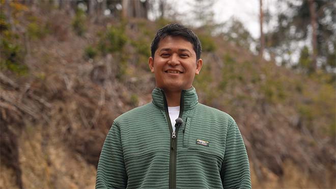 使った分の木を植え 未来の森をつくる　GREEN FORESTERS　中井照大郎