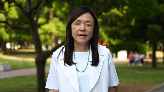 視覚障害者の移動を助けるＡＩスーツケース　日本科学未来館　浅川智恵子