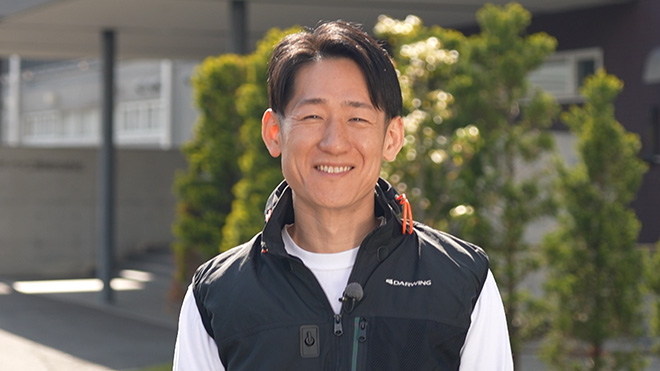 歩く力で人工筋肉を動かすアシストスーツ ダイヤ工業　松尾浩紀