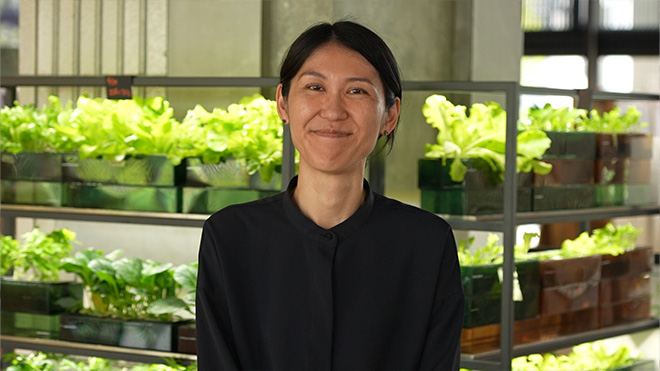 地域の交流を生み出す“街中植物工場” 千葉大学　今泉博子