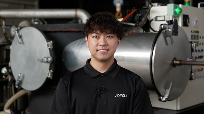 ごみを運ばずその場で資源化する装置　JOYCLE　小柳裕太郎