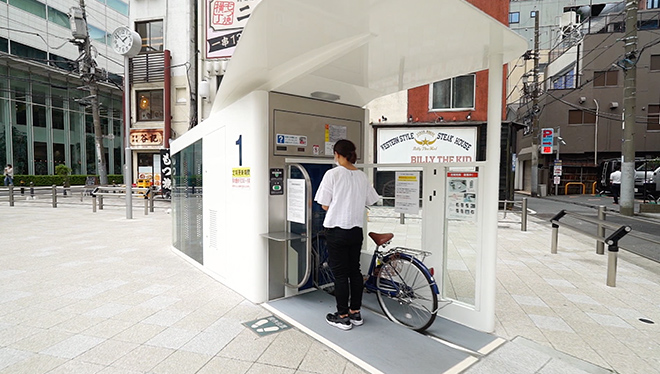 ＃14　駐輪場 10秒足らずで出庫できる！超ハイテク立体地下駐輪場