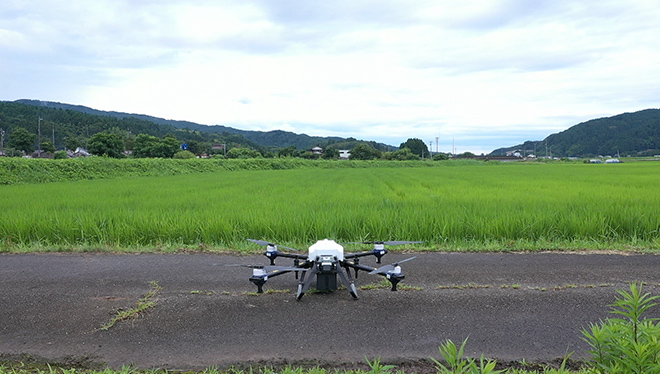 ＃19　農業 稲の生育状況を判断！AI×ドローンで肥料散布