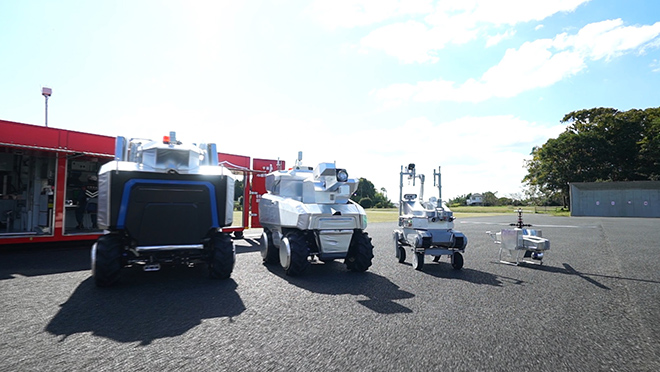 ＃30　消防隊 偵察から放水までを無人で担う！ロボット消防隊