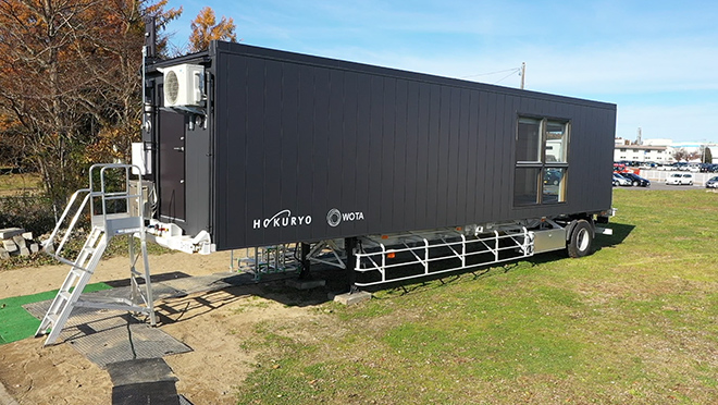 ＃34　仮設住宅 水も電気も自給自足！移動型住宅コンテナ