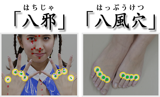 八邪（はちじゃ）、八風（はっぷうけつ）