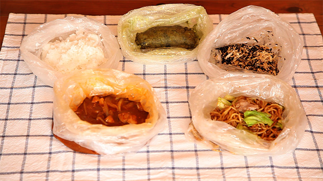 非常時に備えて　試してみよう「ポリ袋調理」