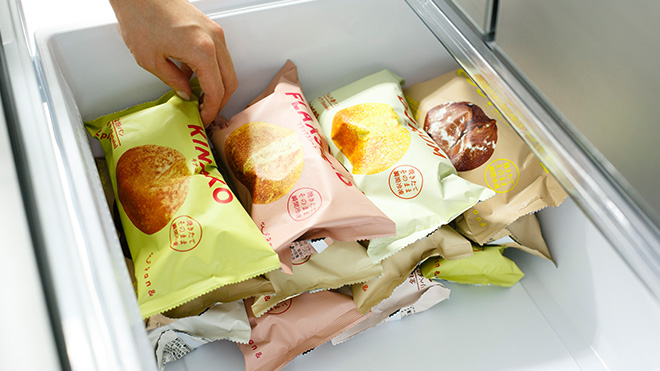自宅で手軽に楽しめる！焼きたて“冷凍パン”
