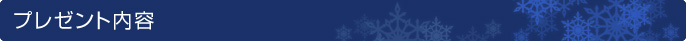 プレゼント内容