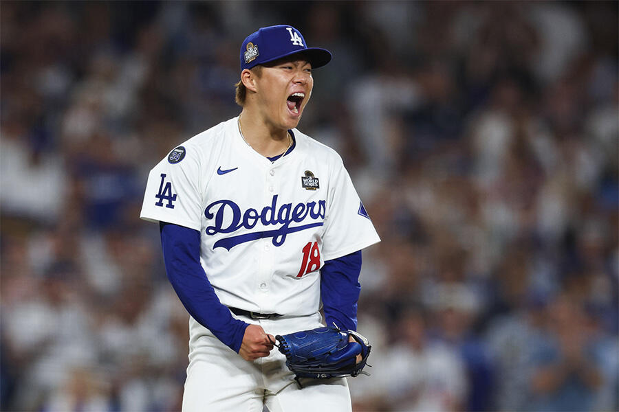ドジャースが連勝！山本由伸が7回途中1安打1失点11打者連続アウトの