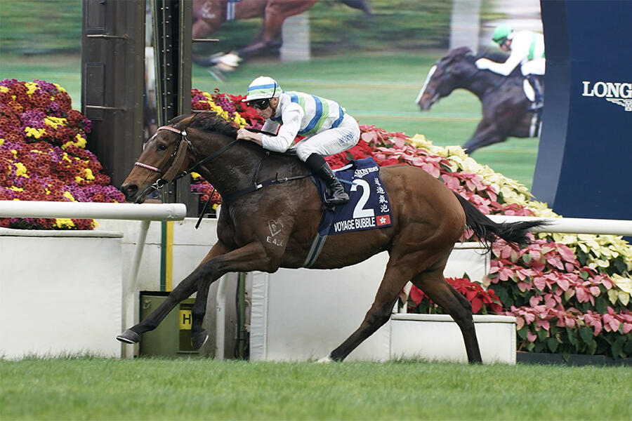 香港マイル】ヴォイッジバブルがマイル王に ソウルラッシュが意地の2着
