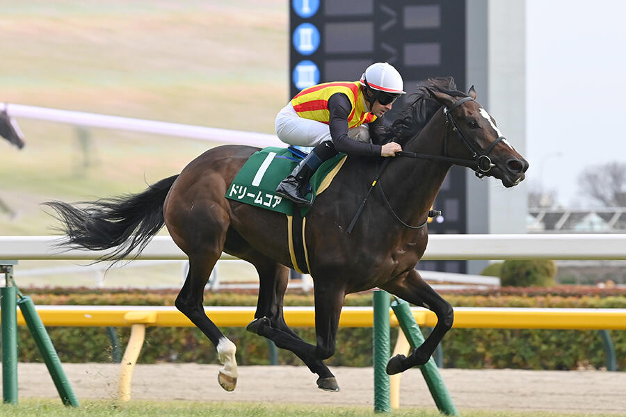 桜花賞】ドリームコア C.ルメール騎手を背に母ノームコアが突き抜けた
