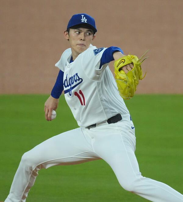 今季初登板初先発の佐々木朗希 5回途中4安打1失点4奪三振の粘投も初