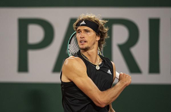 ベスト8進出を決めたA.ズベレフ PHOTO：Getty Images.jpg