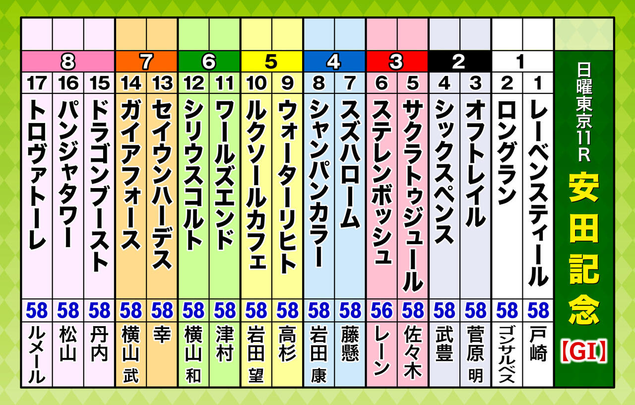 A3_出走表（17頭）安田記念 編集.jpg