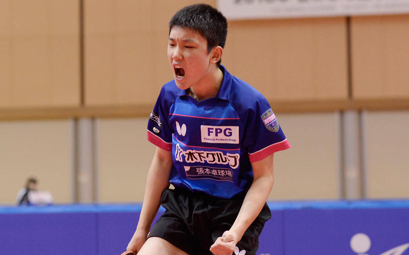 張本智和 Photo：Itaru Chiba