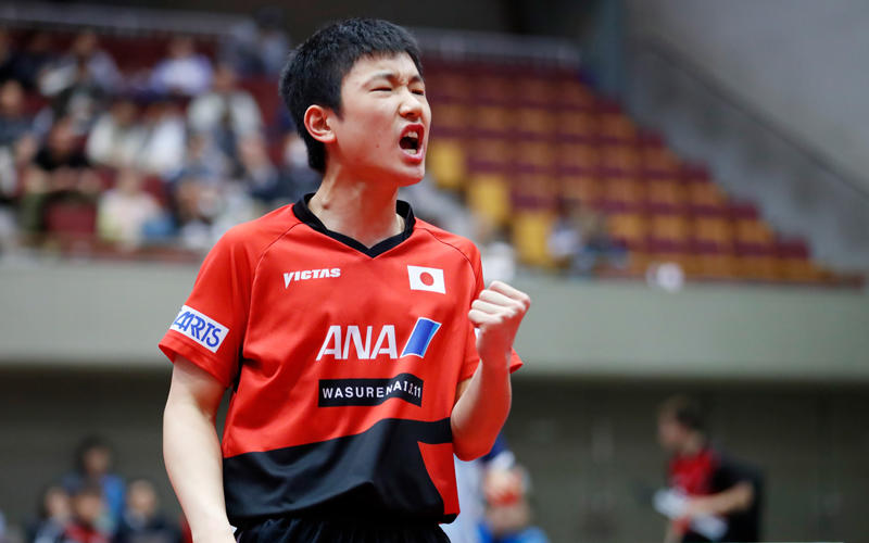 張本智和/Tomokazu Harimoto (JPN) 写真：アフロスポーツ