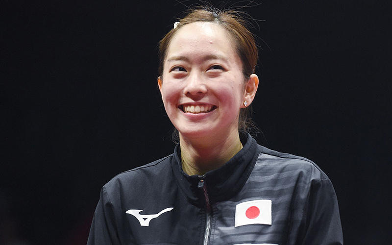 石川佳純 Photo：Itaru Chiba