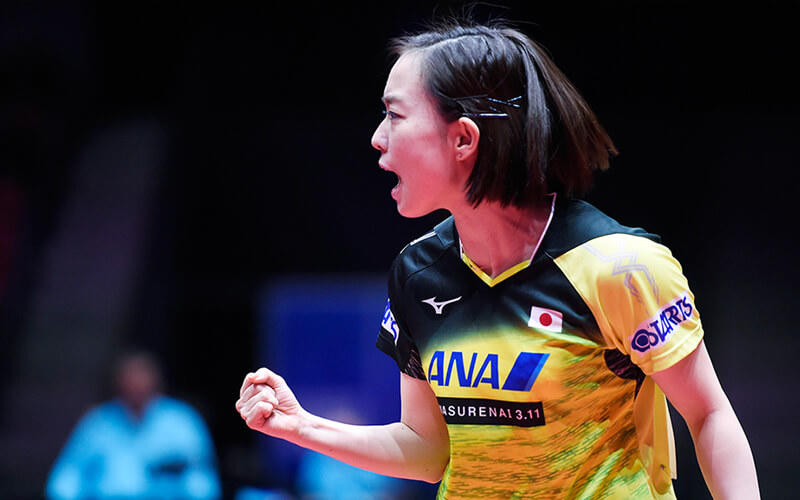 石川佳純 Photo：Itaru Chiba