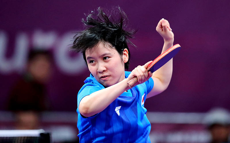 平野美宇（日本生命）写真：西村尚己/アフロスポーツ