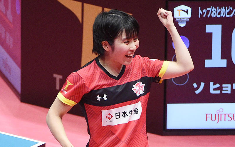 平野美宇 Photo：Itaru Chiba