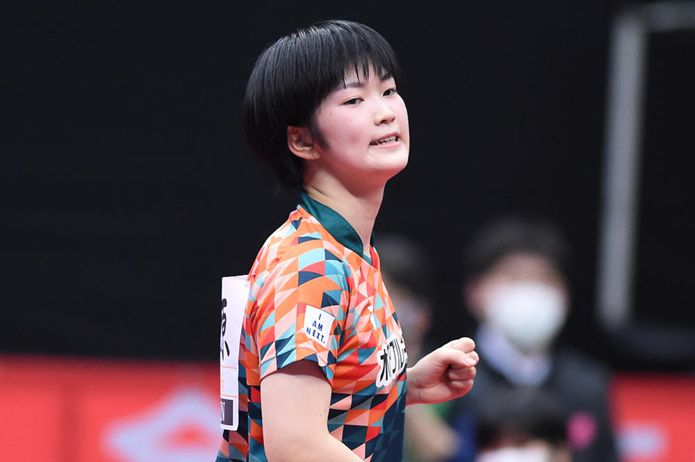 19年準優勝の木原美悠 ベテランという感じ 準決勝は先輩 石川佳純と対戦 全日本卓球 テレビ東京卓球news テレビ東京