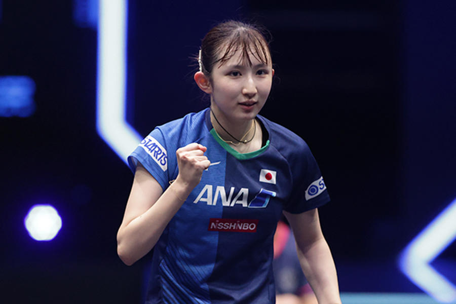 早田ひな 香港のエースにストレート勝ち 日本 決勝進出に王手 卓球アジア選手権 テレビ東京卓球news テレビ東京