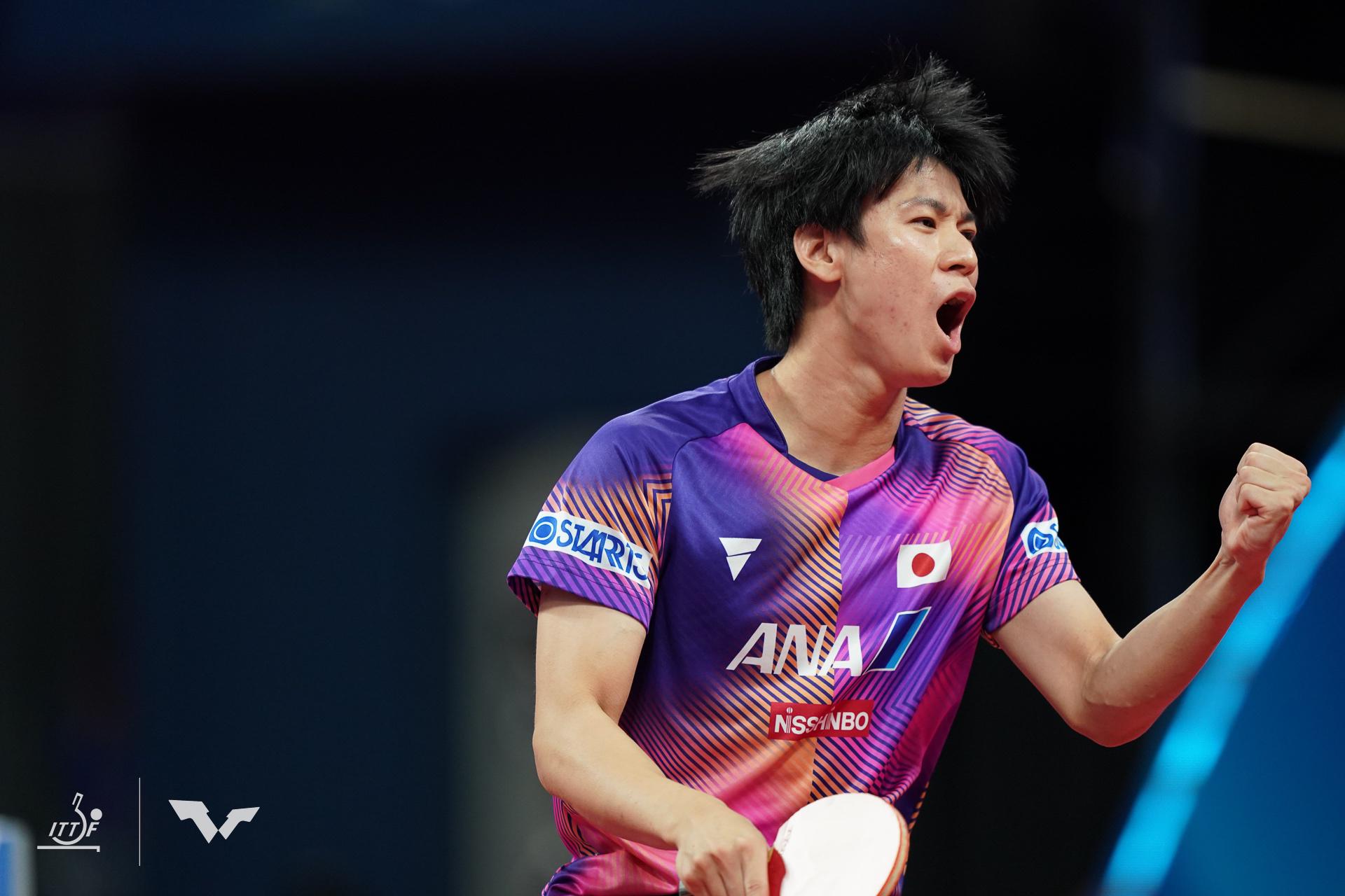 戸上隼輔 東京五輪銅メダリストに金星！全日本覇者が初戦突破【卓球