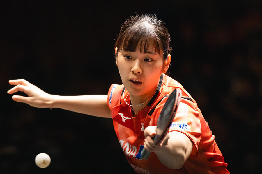 長﨑美柚 中国超えならず 2-0からの逆転負けで2回戦敗退【卓球
