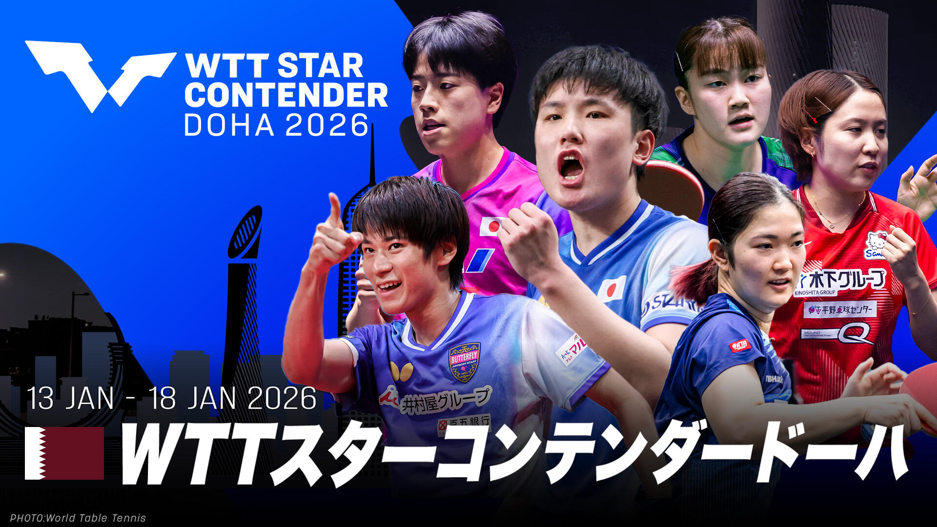 WTTスターコンテンダードーハ2026