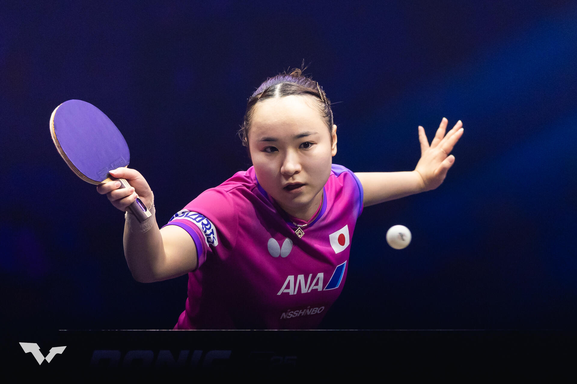 伊藤美誠 ベスト16でストップ。果敢なスマッシュで応戦するも世界7位に
