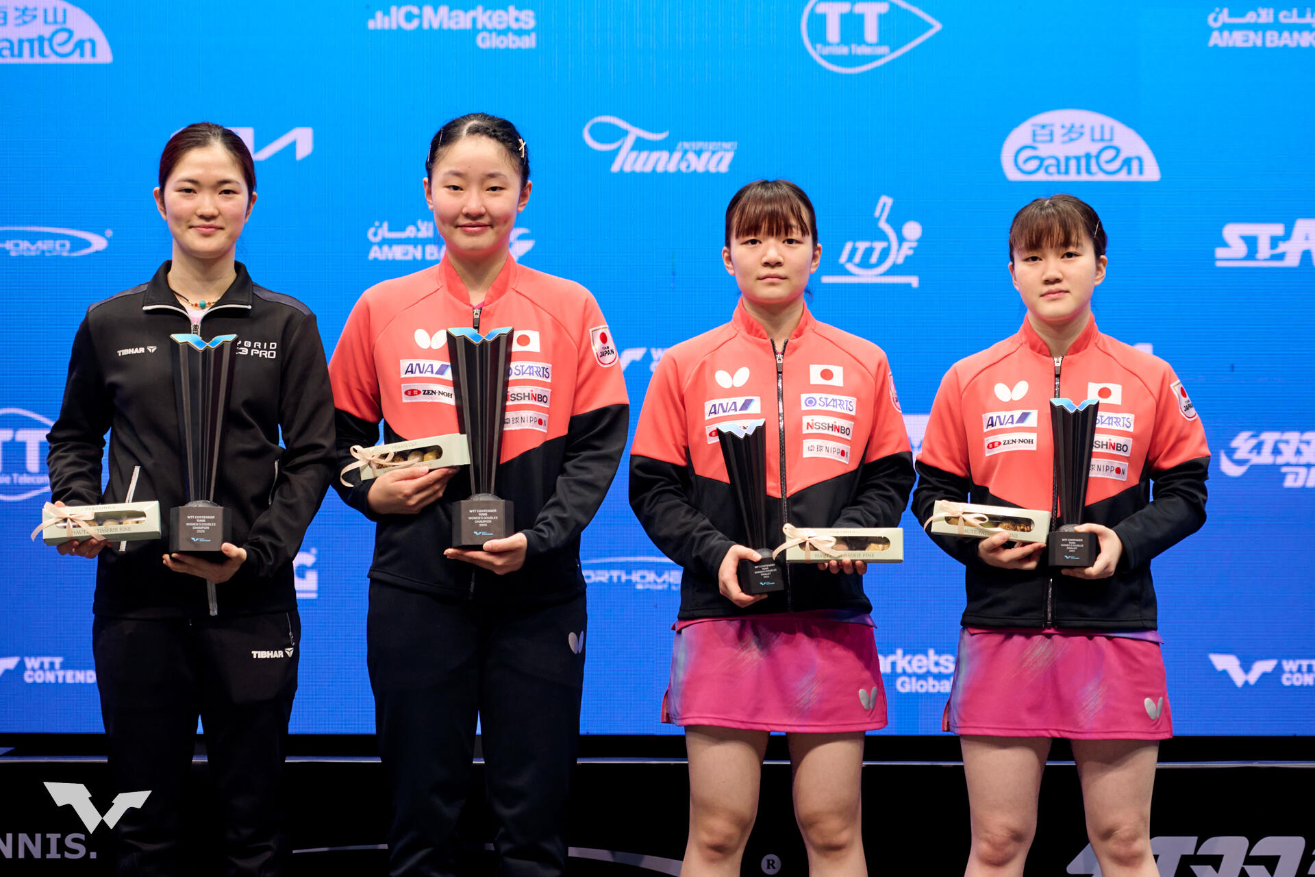 女子シングルスはベスト4を日本勢が独占！ 張本美和が早田ひなを決勝で 