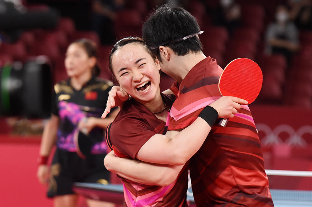 水谷隼、伊藤美誠が日本卓球界悲願の金メダルの裏側を語る「ペアを組め