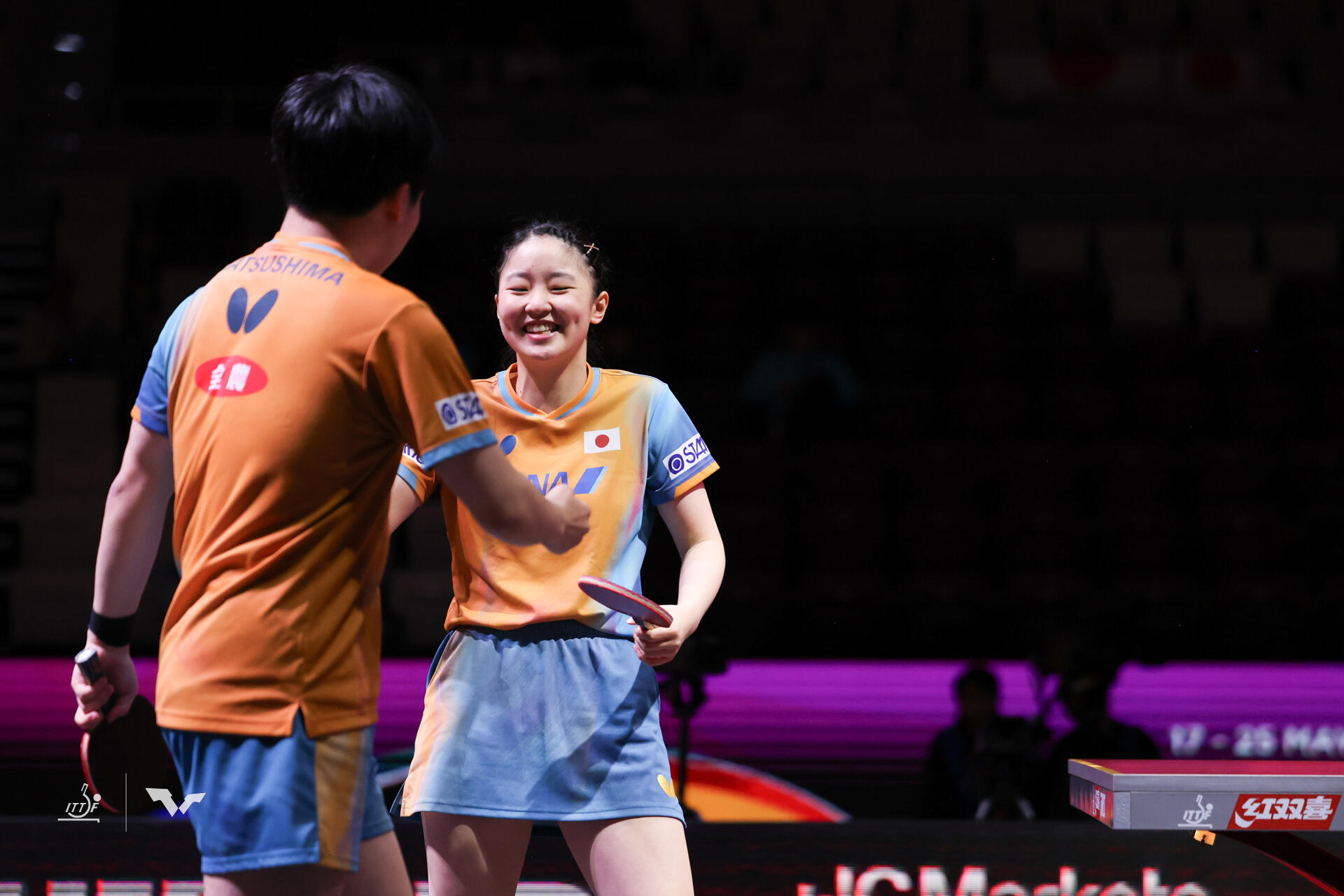 Sora MATSUSHIMA and Miwa HARIMOTO (JPN)_WTTC Doha 2025_Day 3-14.jpg