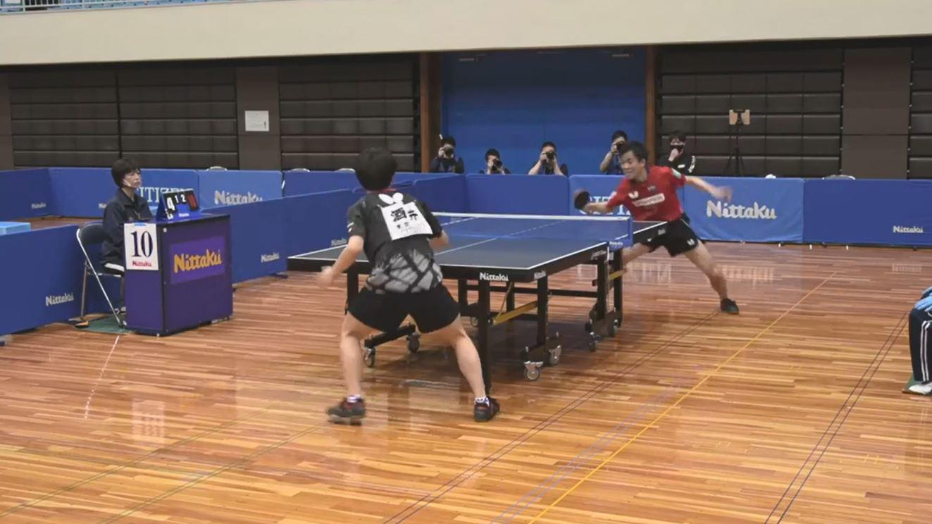平野友樹 明治大学ob対決をパワードライブで制して初優勝 卓球 ビッグトーナメント テレビ東京卓球news テレビ東京