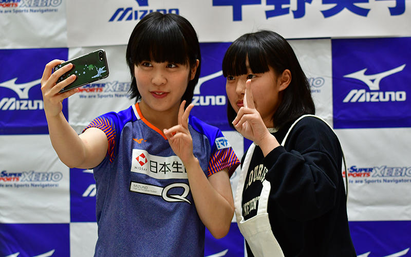 平原美宇對 集中於桌球今年 的東京奧運會宣布偶像發燒友畢業 東京電視台桌球news 東京電視台