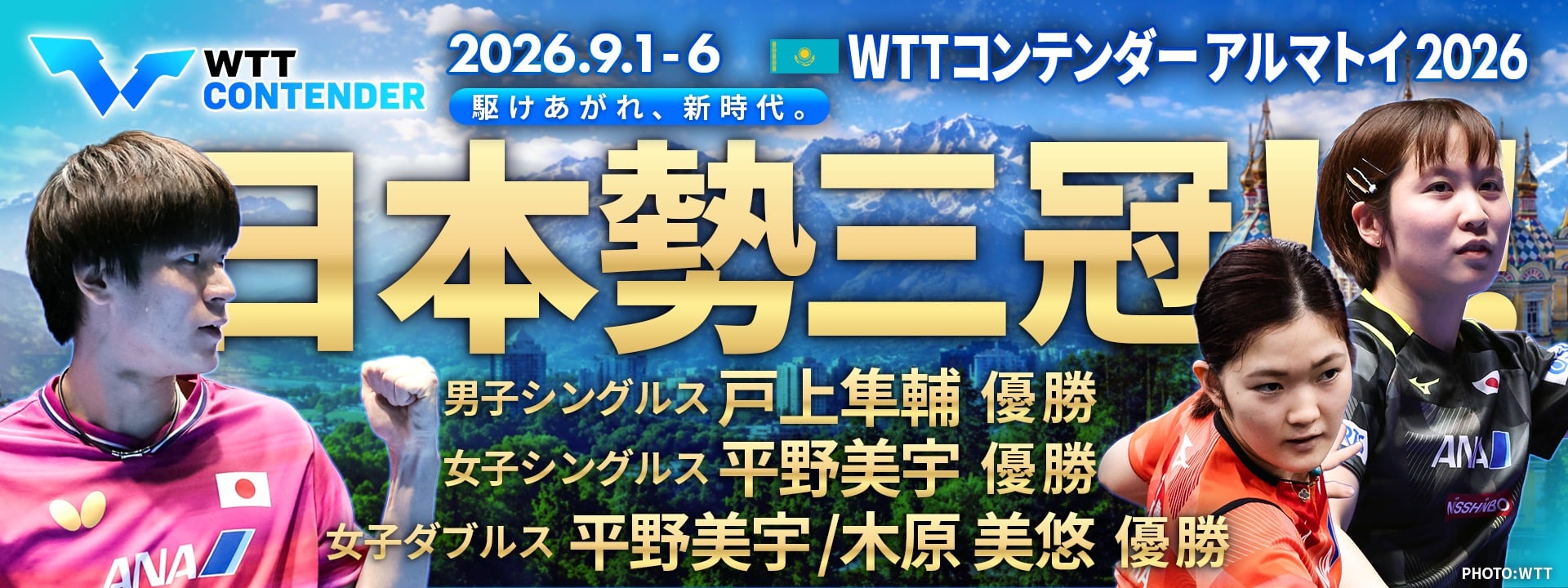 WTTコンテンダー アルマトイ 2026