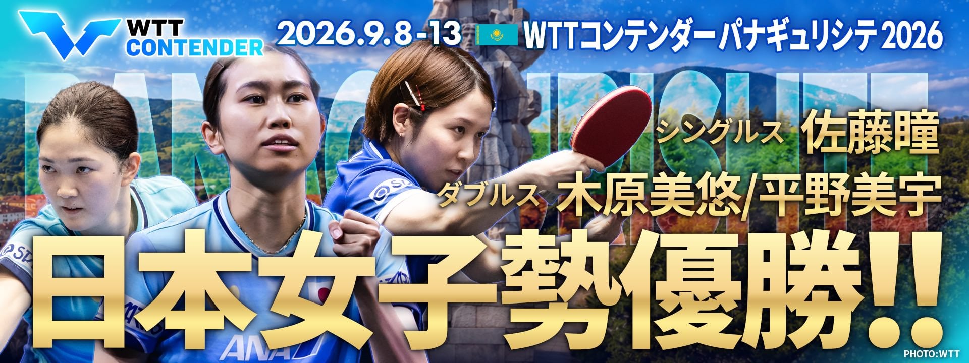 WTTコンテンダー パナギュリシテ 2026