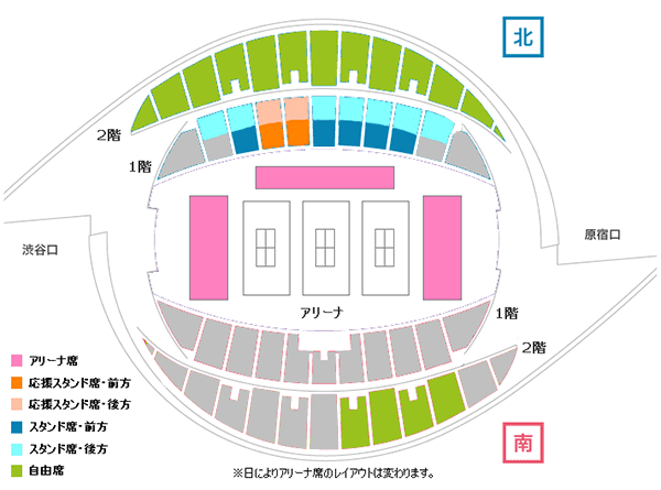 5月2日の座席マップ