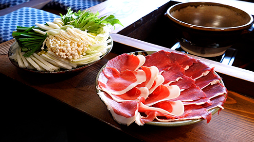 いろり茶屋　イノシシ鍋特別セット 