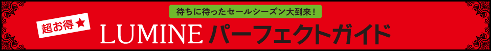 超お得☆LUMINEパーフェクトガイド
