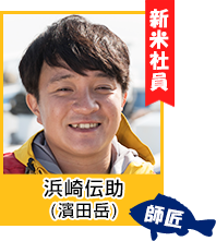 浜崎伝助(濱田岳)