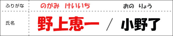 野上恵一 / 小野了