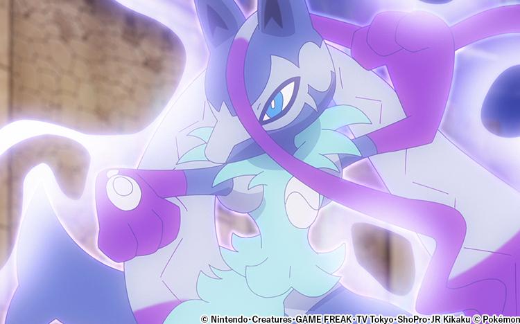 テレビアニメ「ポケットモンスター」色違いのメガルカリオZが登場