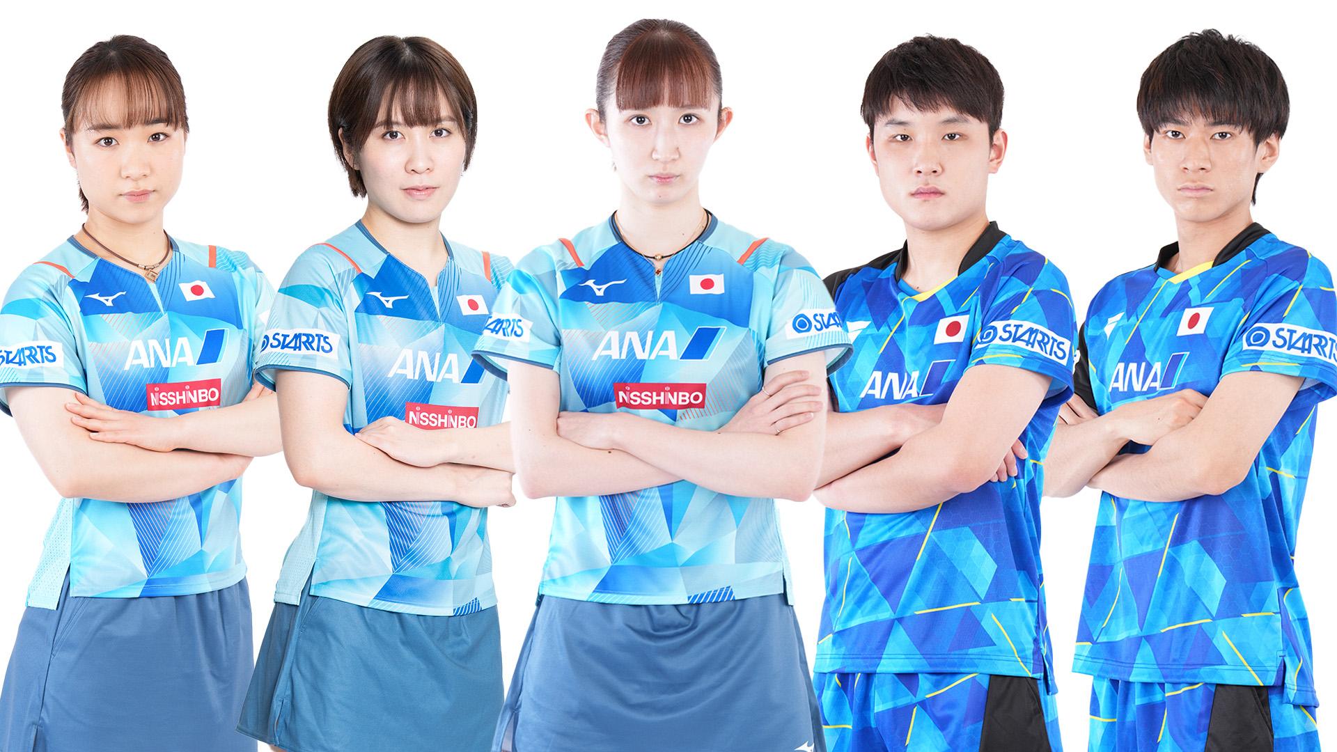 <span style="font-size: 10pt; font-family: 'Meiryo UI';">写真左から:伊藤美誠、平野美宇、早田ひな、張本智和、戸上隼輔</span><br />©テレビ東京 ST2024③修正