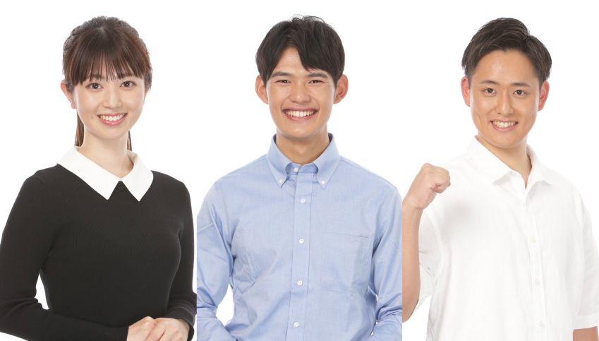 新人アナ組み写真